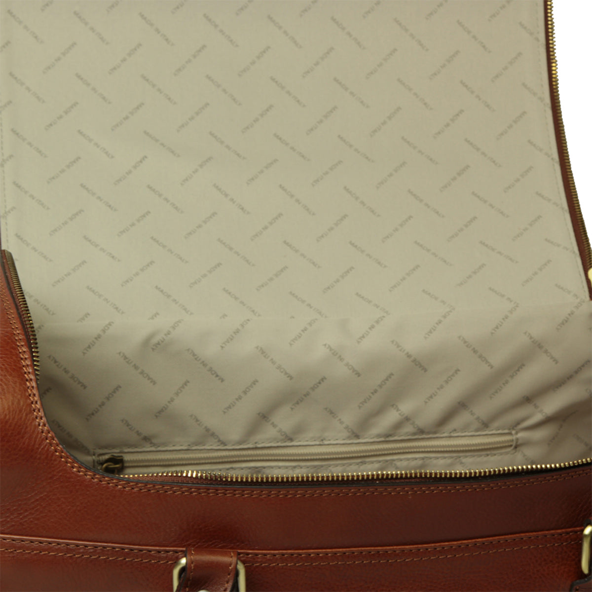 Arno Leather Travel Bag - Brown