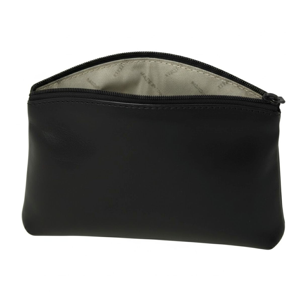 Cowhide leather beauty case- Black