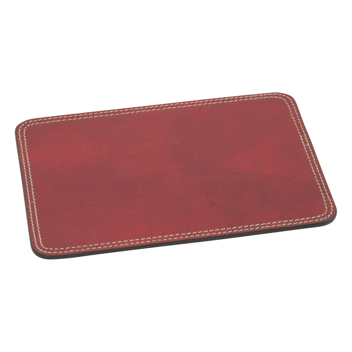 Leather mouse pad - red