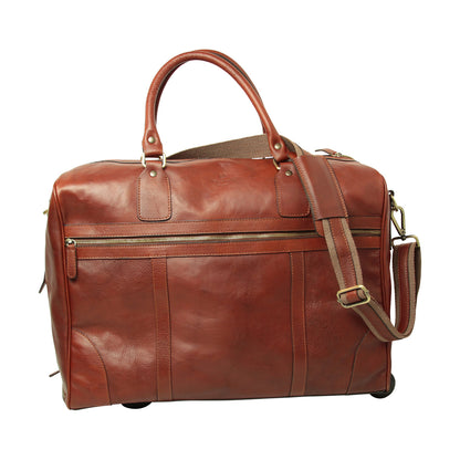 Oiled Calfskin Leather Duffel Bag