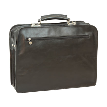 Leather Briefcase - Black
