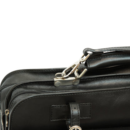 Leather Briefcase - Black