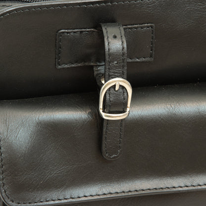 Leather Briefcase - Black