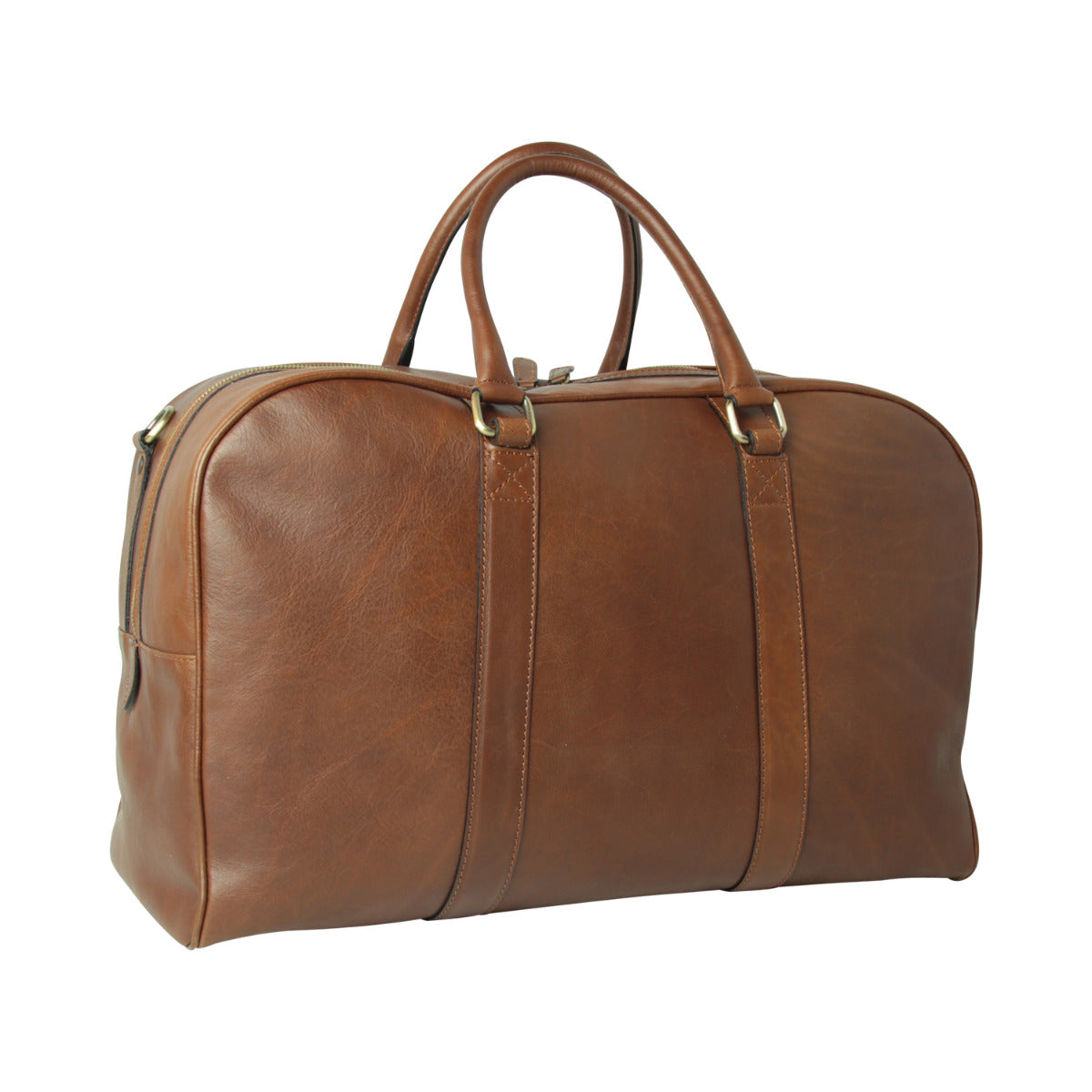 Soft Calfskin Leather Travel Bag – chestnut