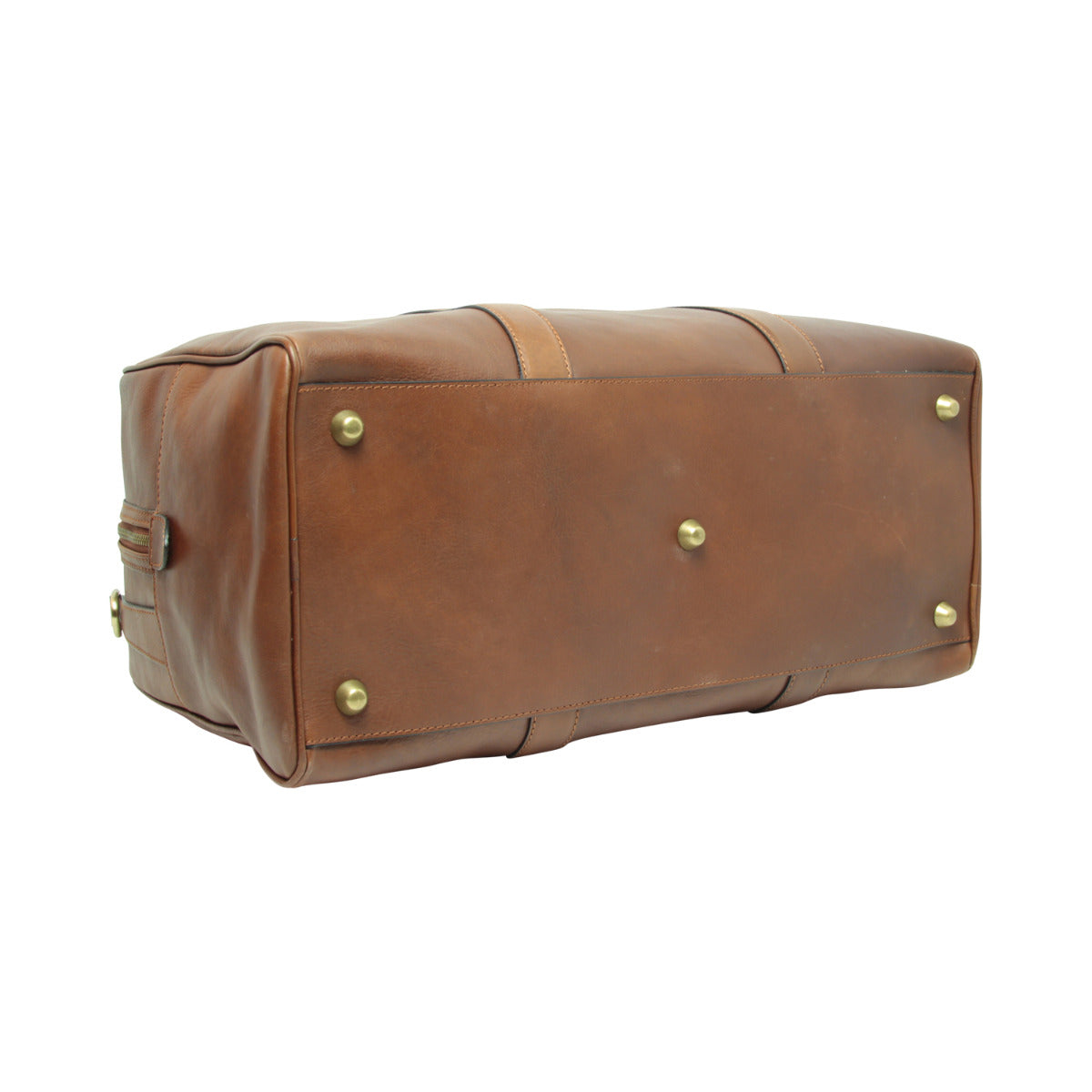 Soft Calfskin Leather Travel Bag – chestnut