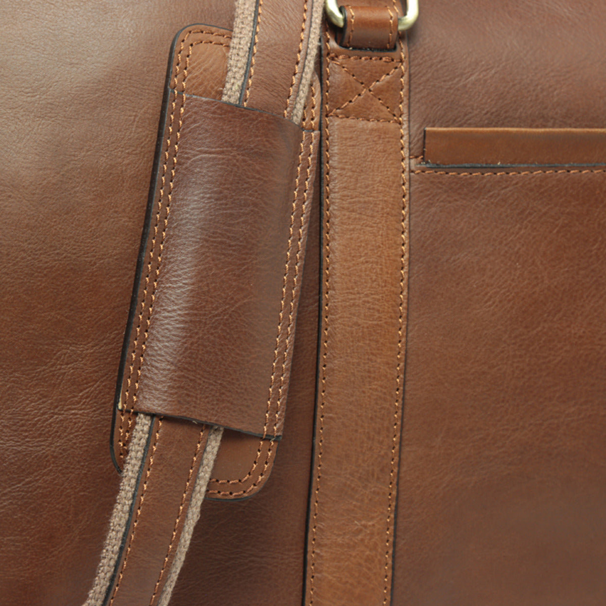 Soft Calfskin Leather Travel Bag – chestnut
