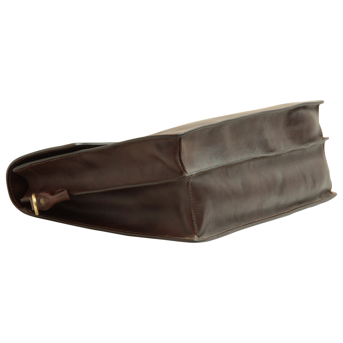 Leather computer bag for men – Dark Brown
