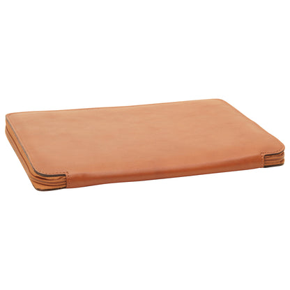 Cowhide leather portfolio - Brown Colonial