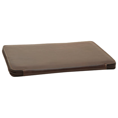 Cowhide leather portfolio - Dark Brown