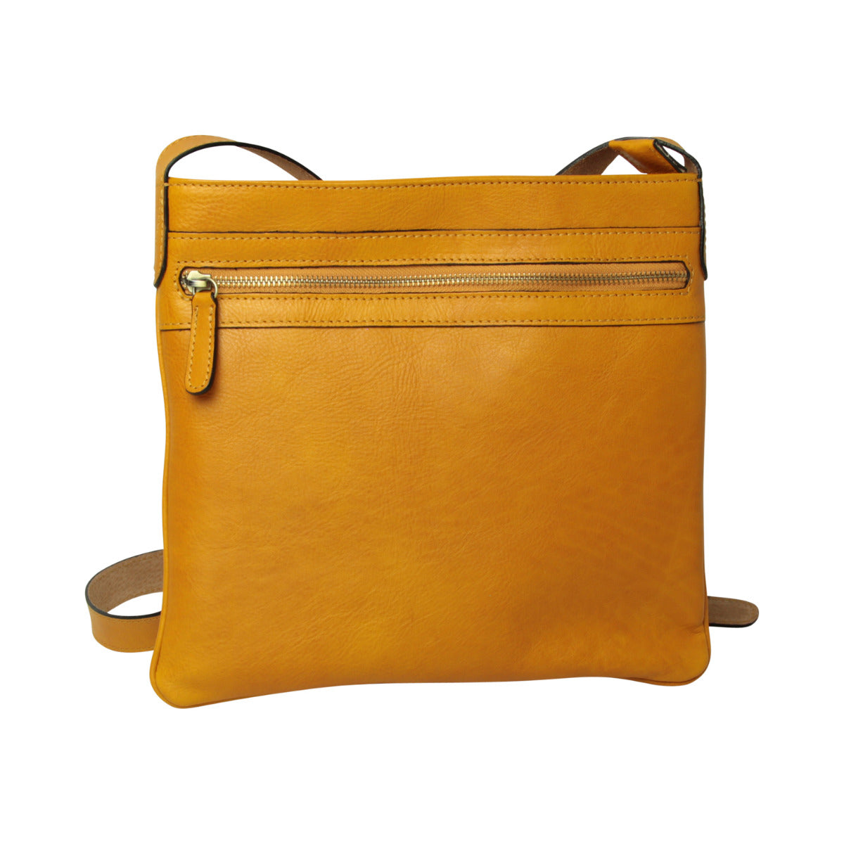 Leather Hip bag - yellow ochre