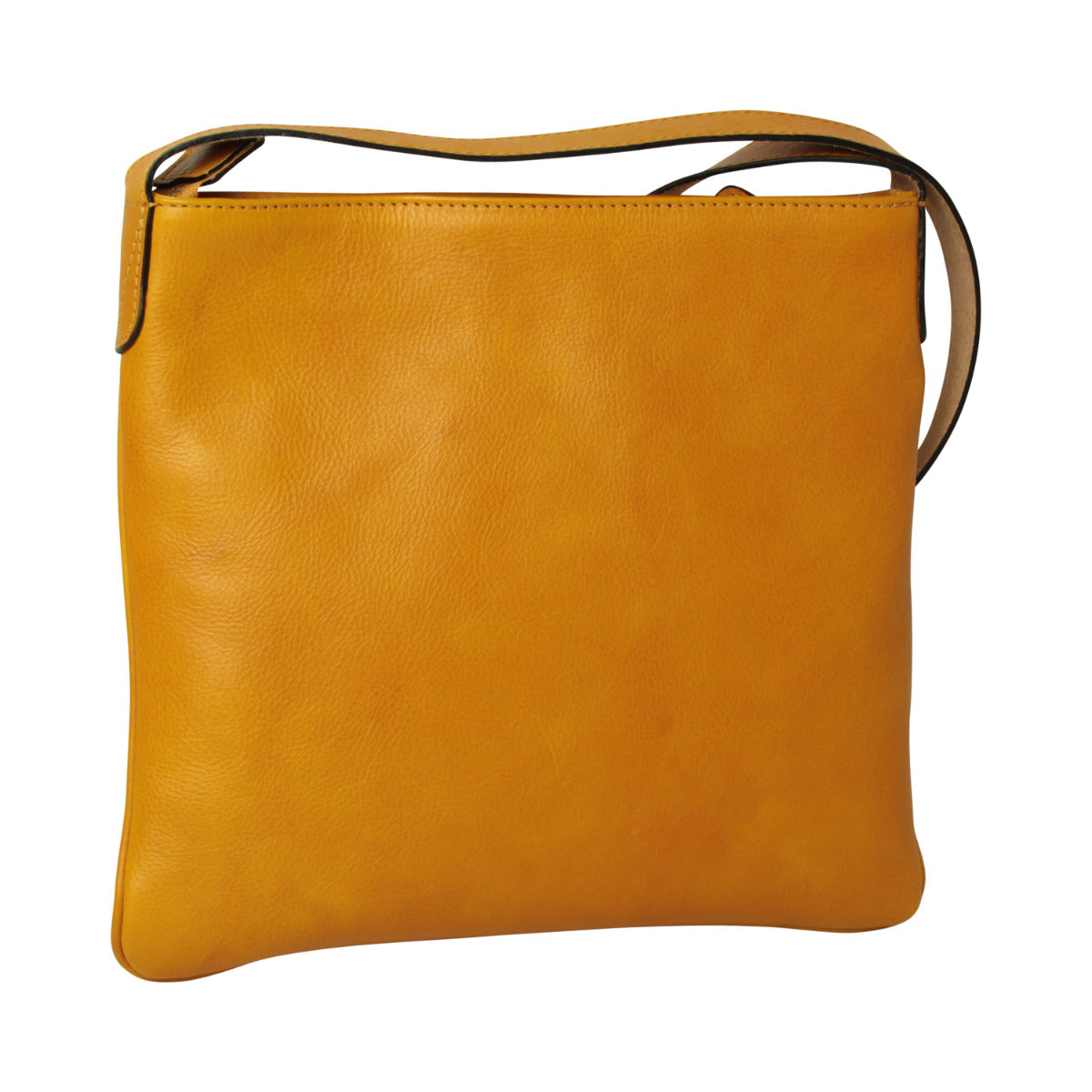 Leather Hip bag - yellow ochre