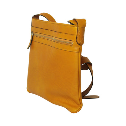 Leather Hip bag - yellow ochre