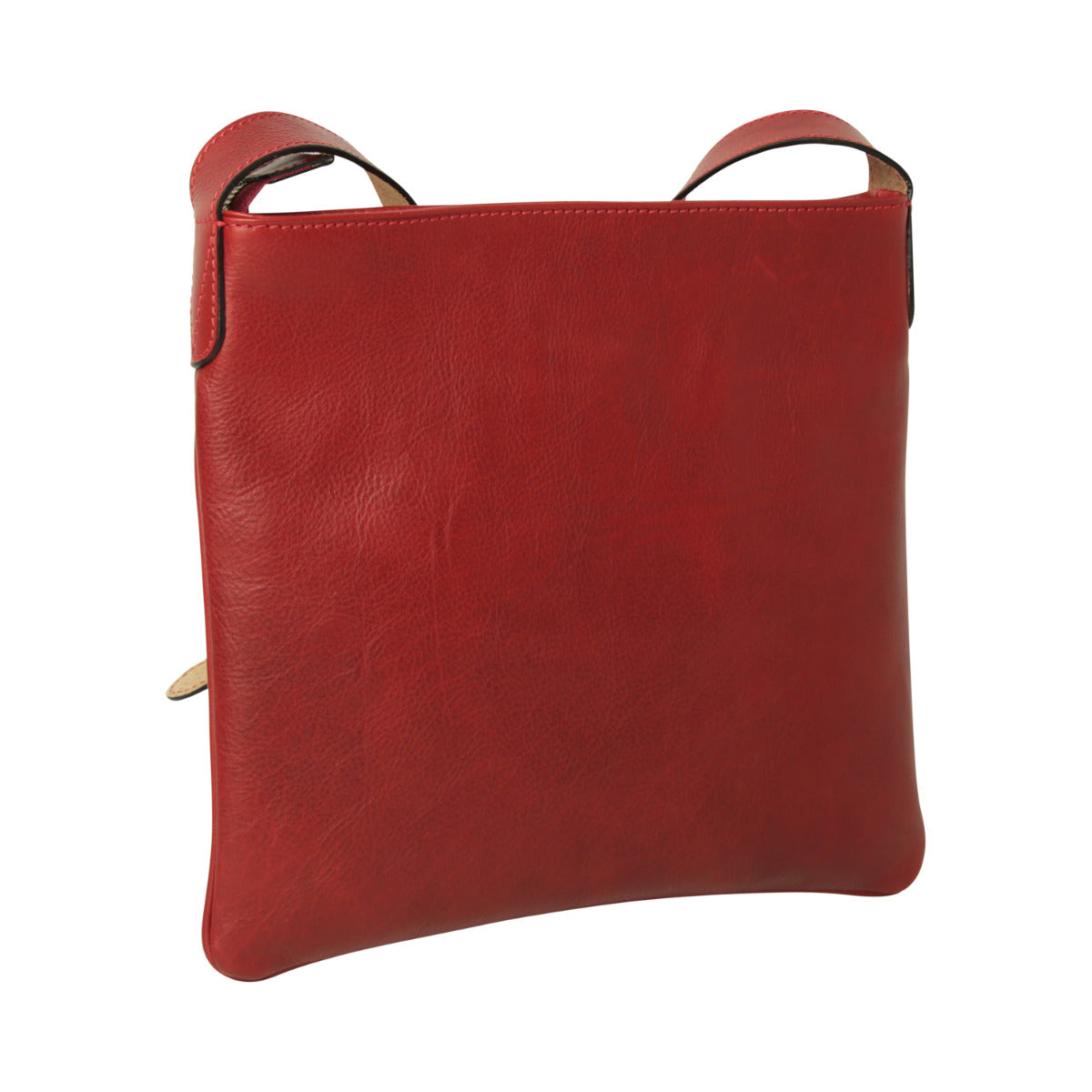 Leather Hip bag - red