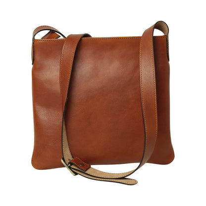 Leather Hip bag - teak