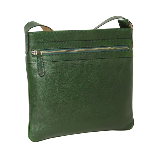 Leather Hip bag - green