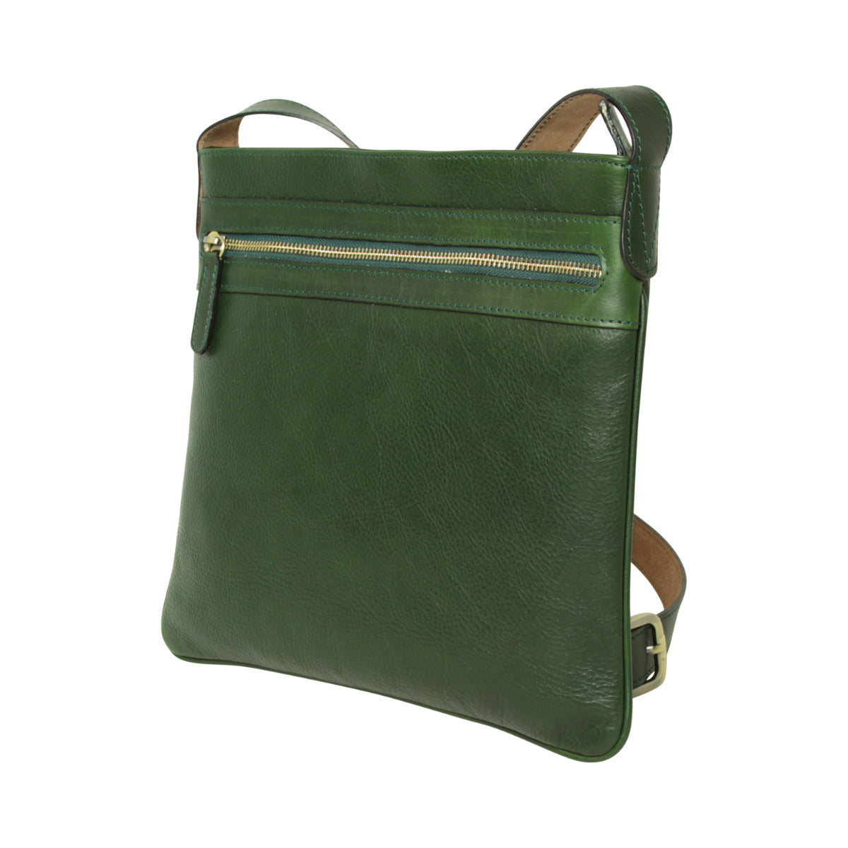 Leather Hip bag - green