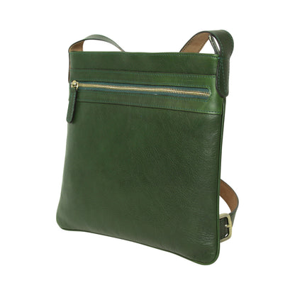 Leather Hip bag - green