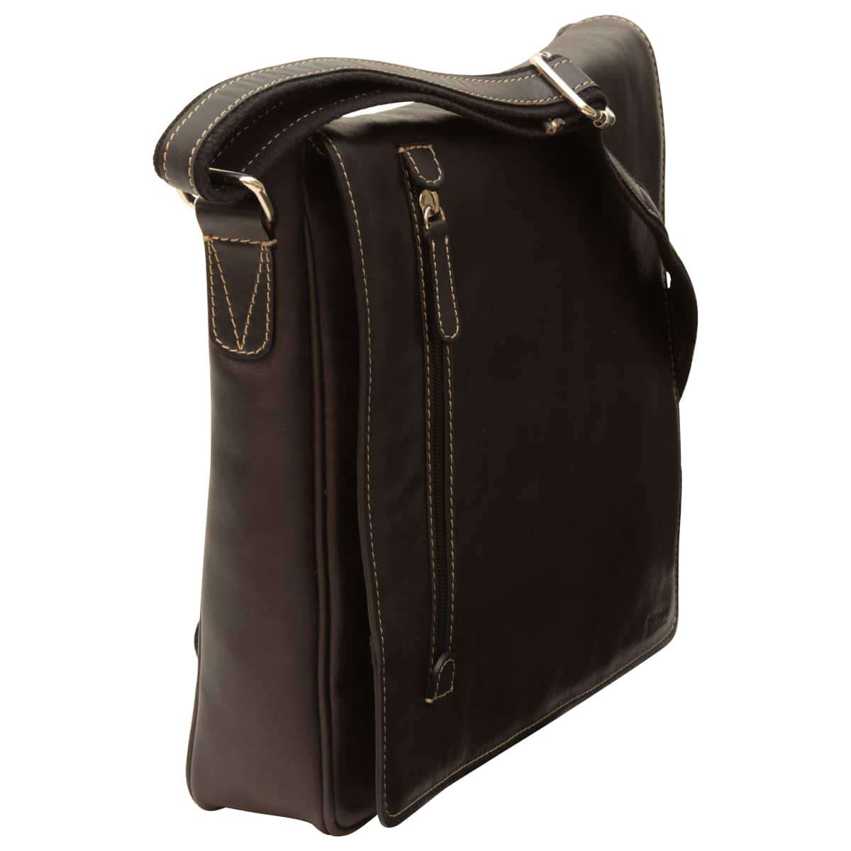 Lightweight Messenger Bag - Black