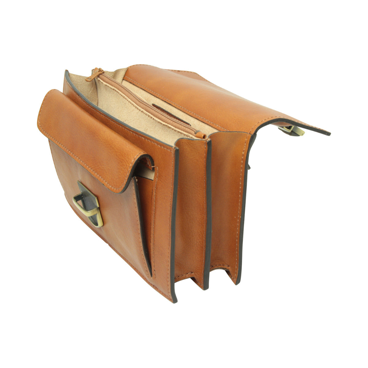 Leather clutch - colonial