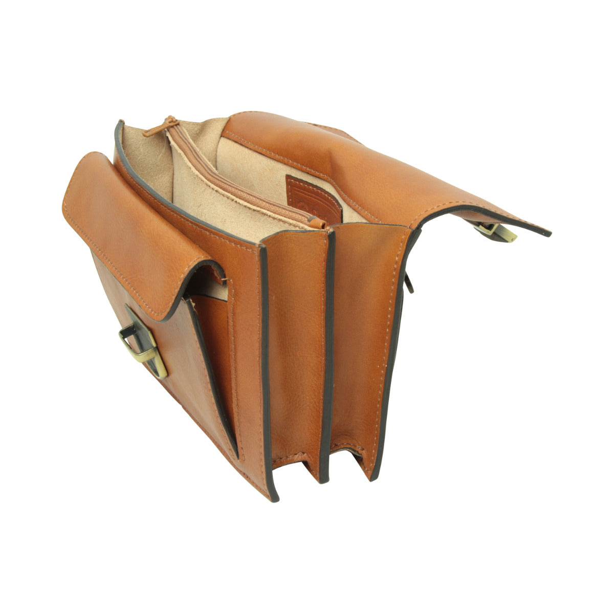 Leather clutch - colonial