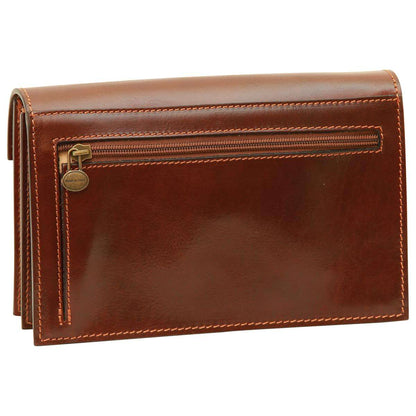Cowhide clutch - Brown