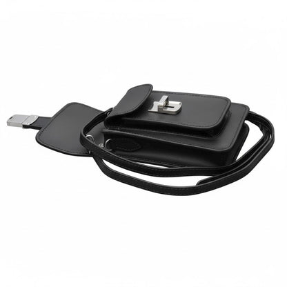 Leather Belt Piece -Black