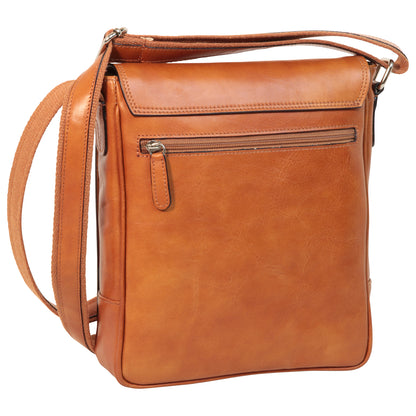 Leather I-Pad bag - Brown Colonial