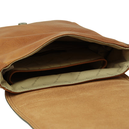 Leather I-Pad bag - Brown Colonial