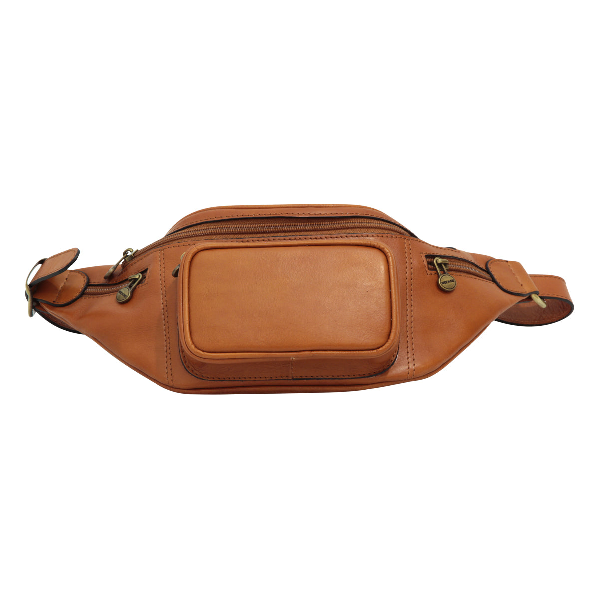 Handmade Leather Belt Bag in Italian Leather - Brown Colonial