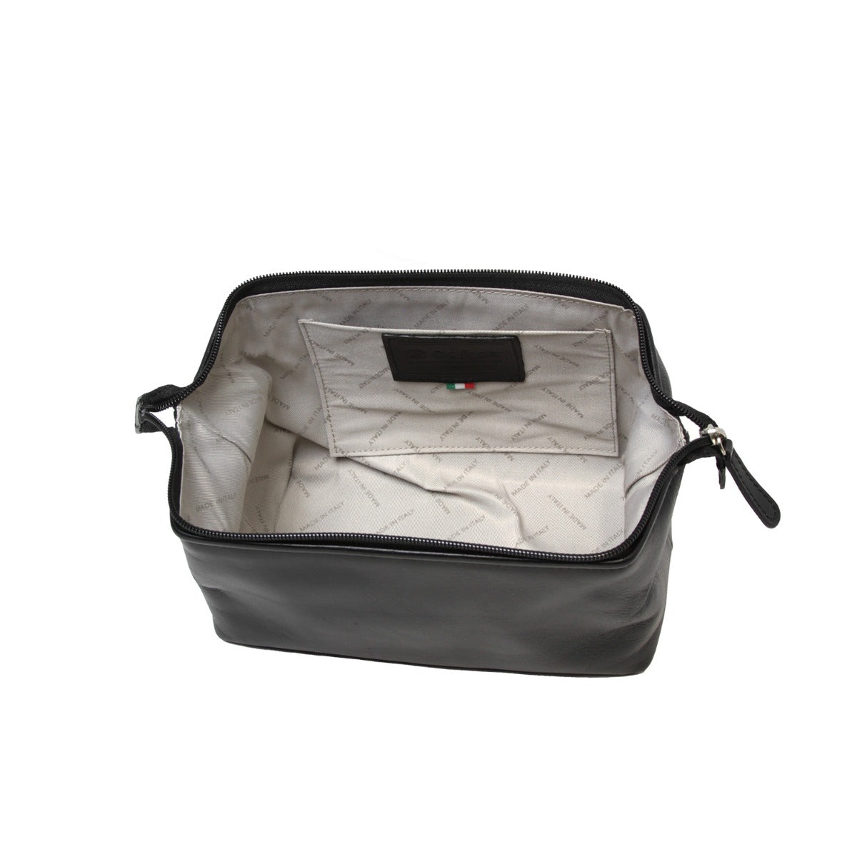 Cowhide beauty case - Black
