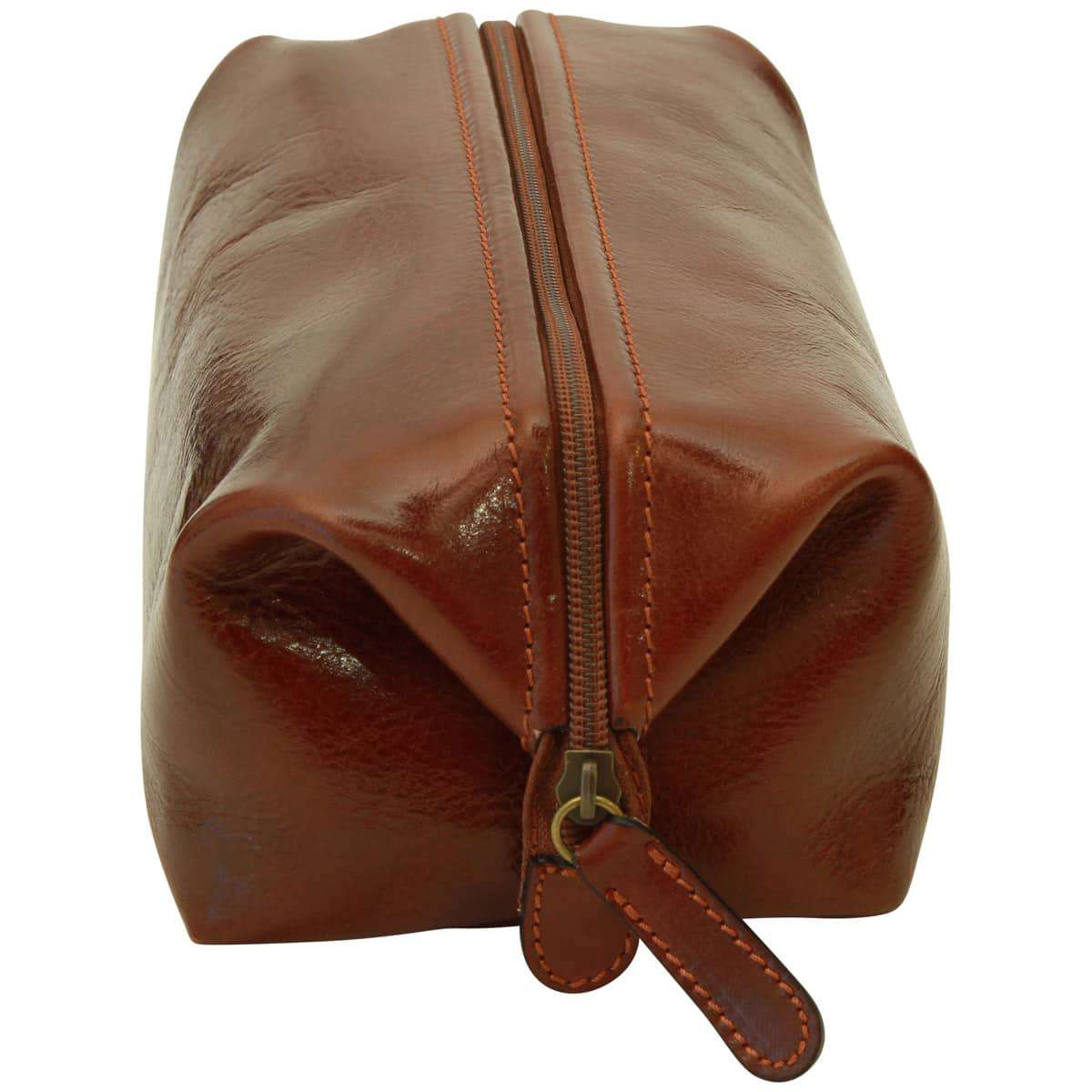 Cowhide beauty case - Brown