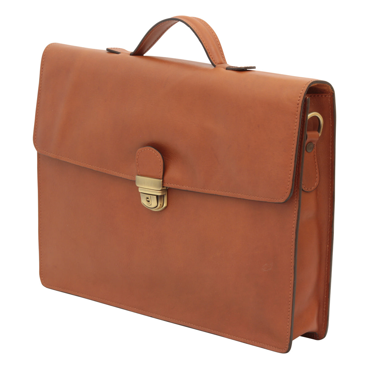 Business leather briefcase colonial
