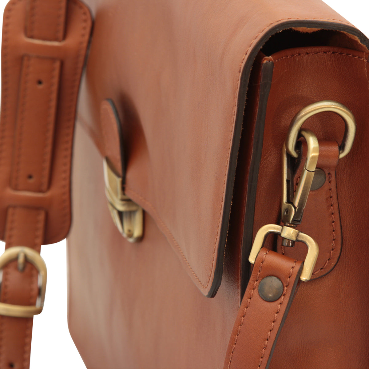 Business leather briefcase colonial