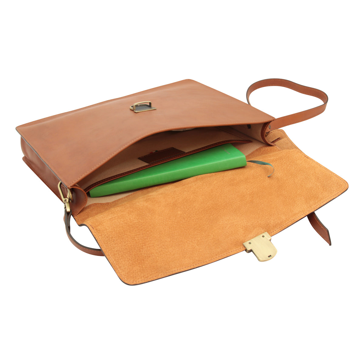 Business leather briefcase colonial