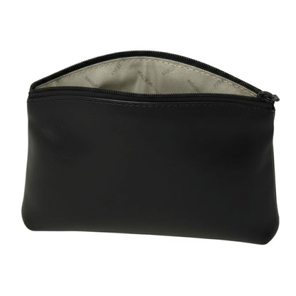 Cowhide leather beauty case- Black