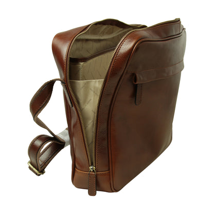 Vachetta Leather Messenger - Brown