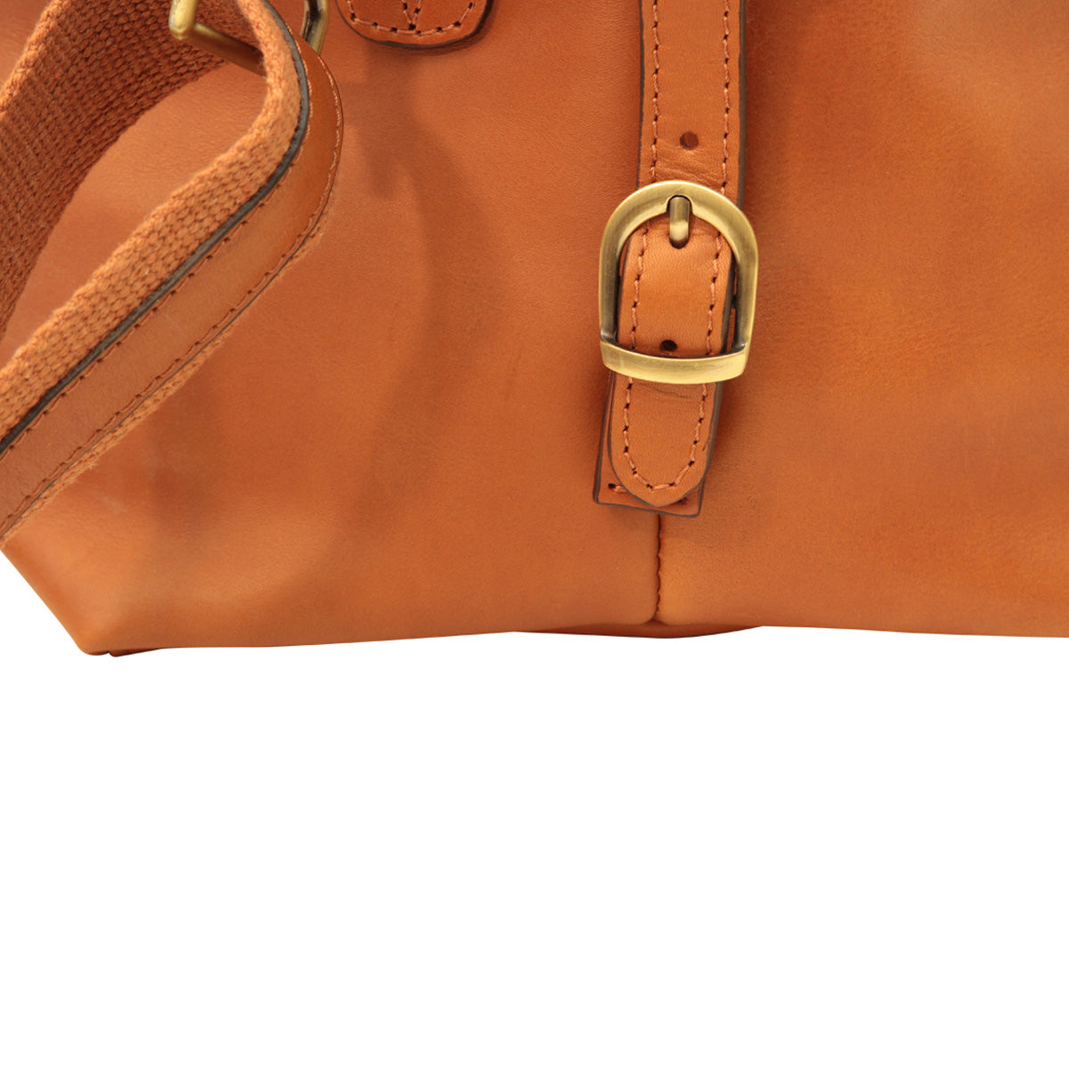 Cowhide leather Travel Bag - Brown Colonial