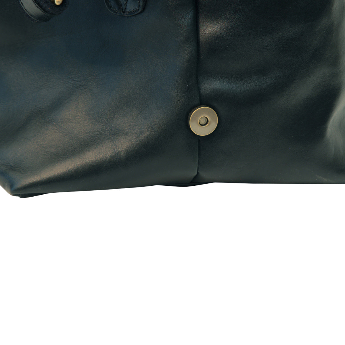 Cowhide leather Travel Bag - Black