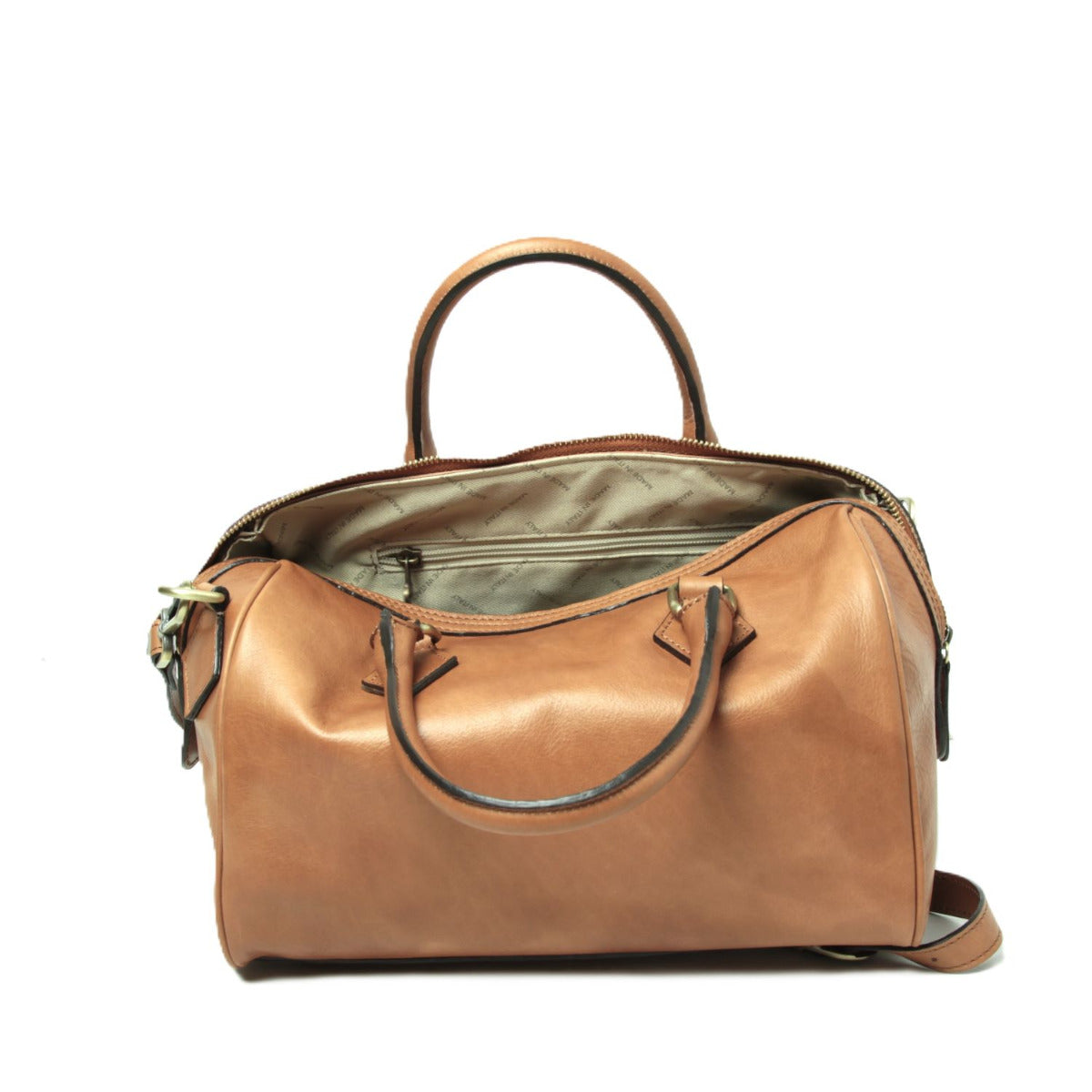 Double handled shoulder bag - colonial