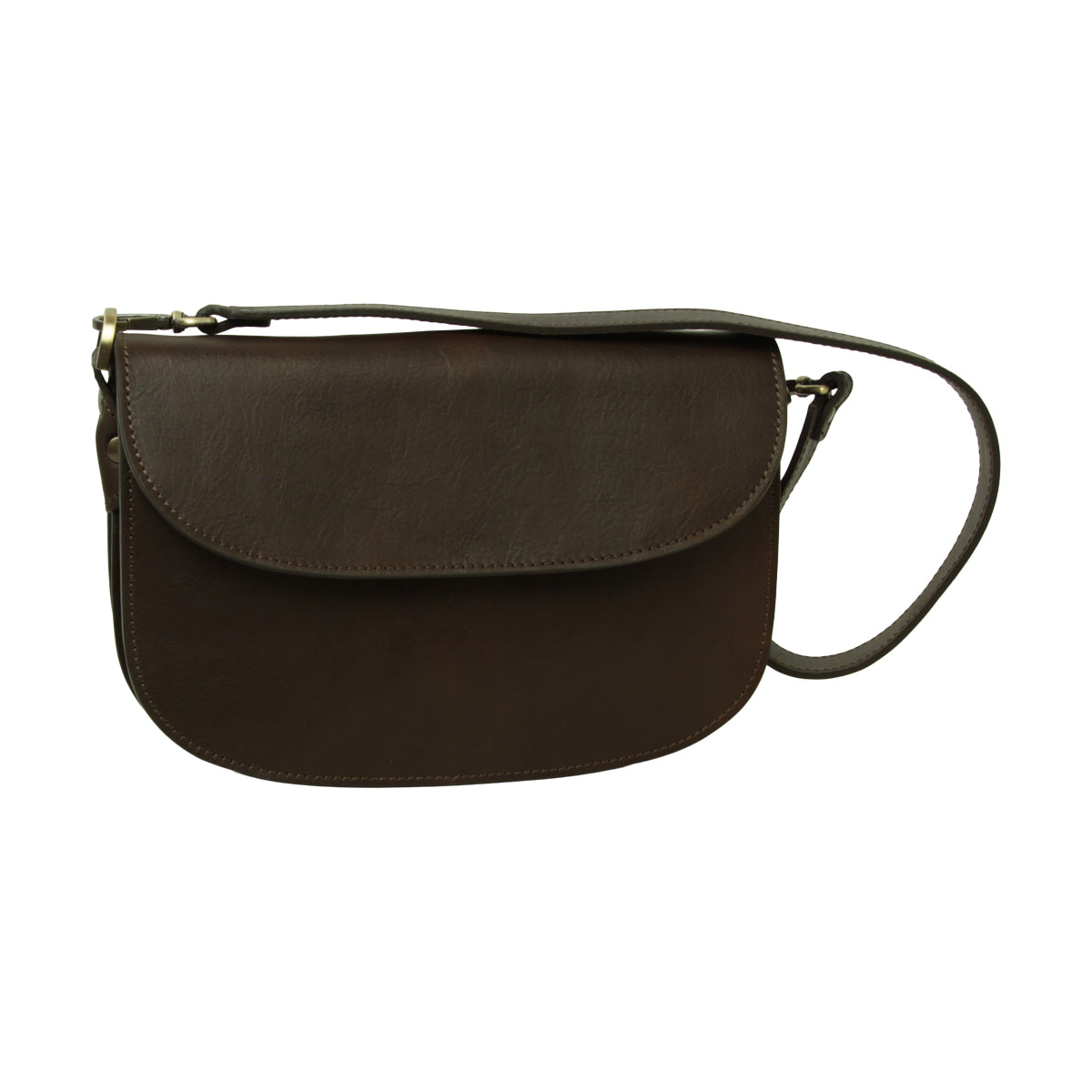 Two-sided Shoulder Bag In Full-grain Calfskin