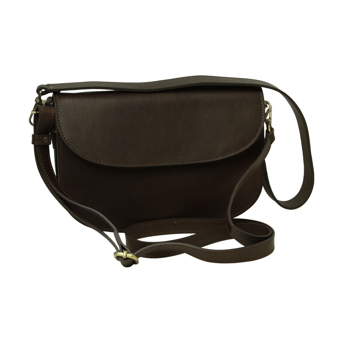 Two-sided Shoulder Bag In Full-grain Calfskin