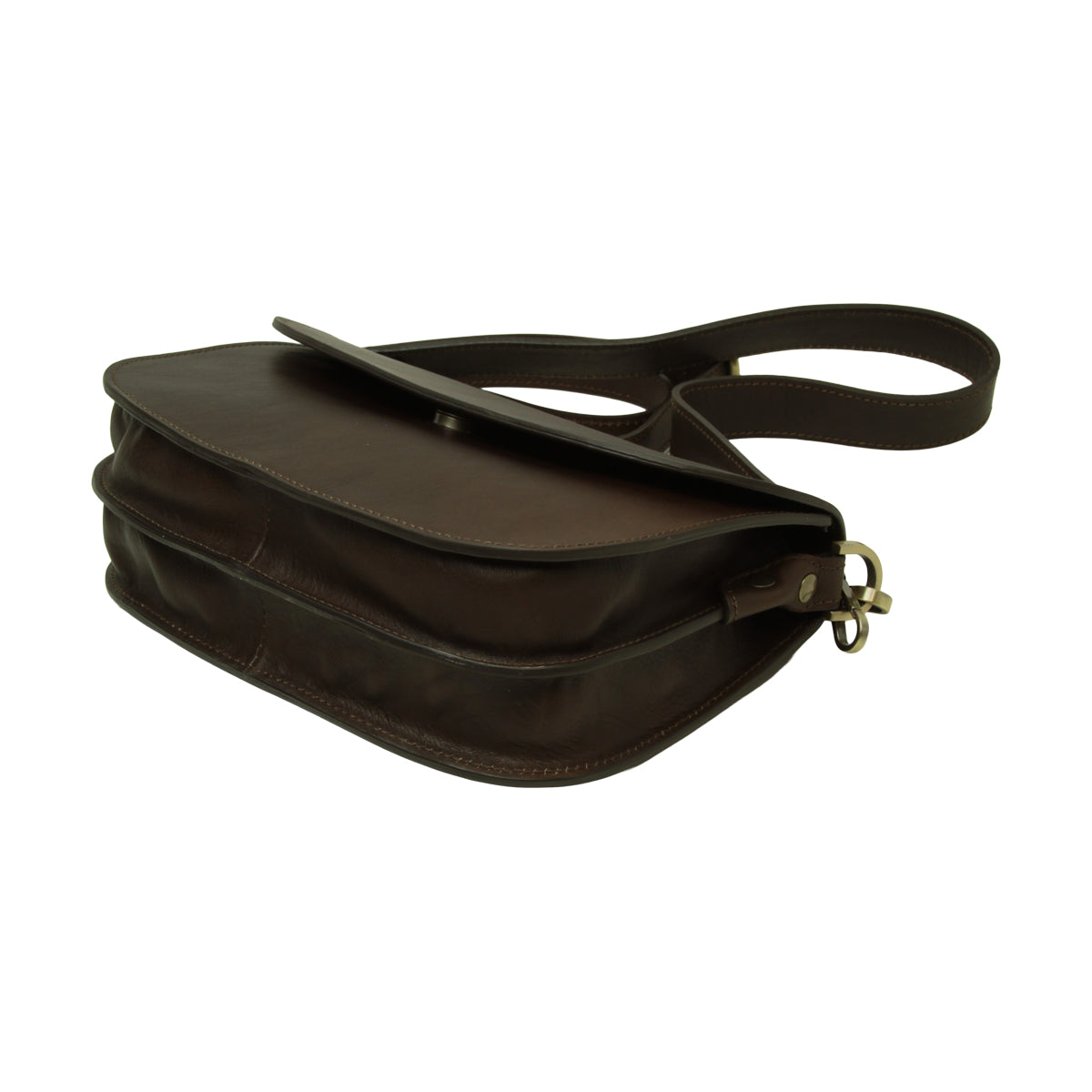 Two-sided Shoulder Bag In Full-grain Calfskin