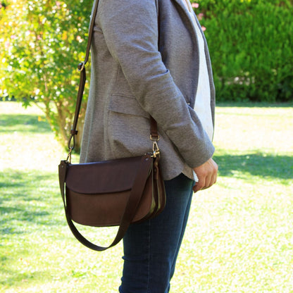 Two-sided Shoulder Bag In Full-grain Calfskin