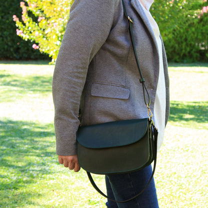 Two-sided Shoulder Bag In Full-grain Calfskin