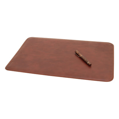 Leather desk pad - Brown