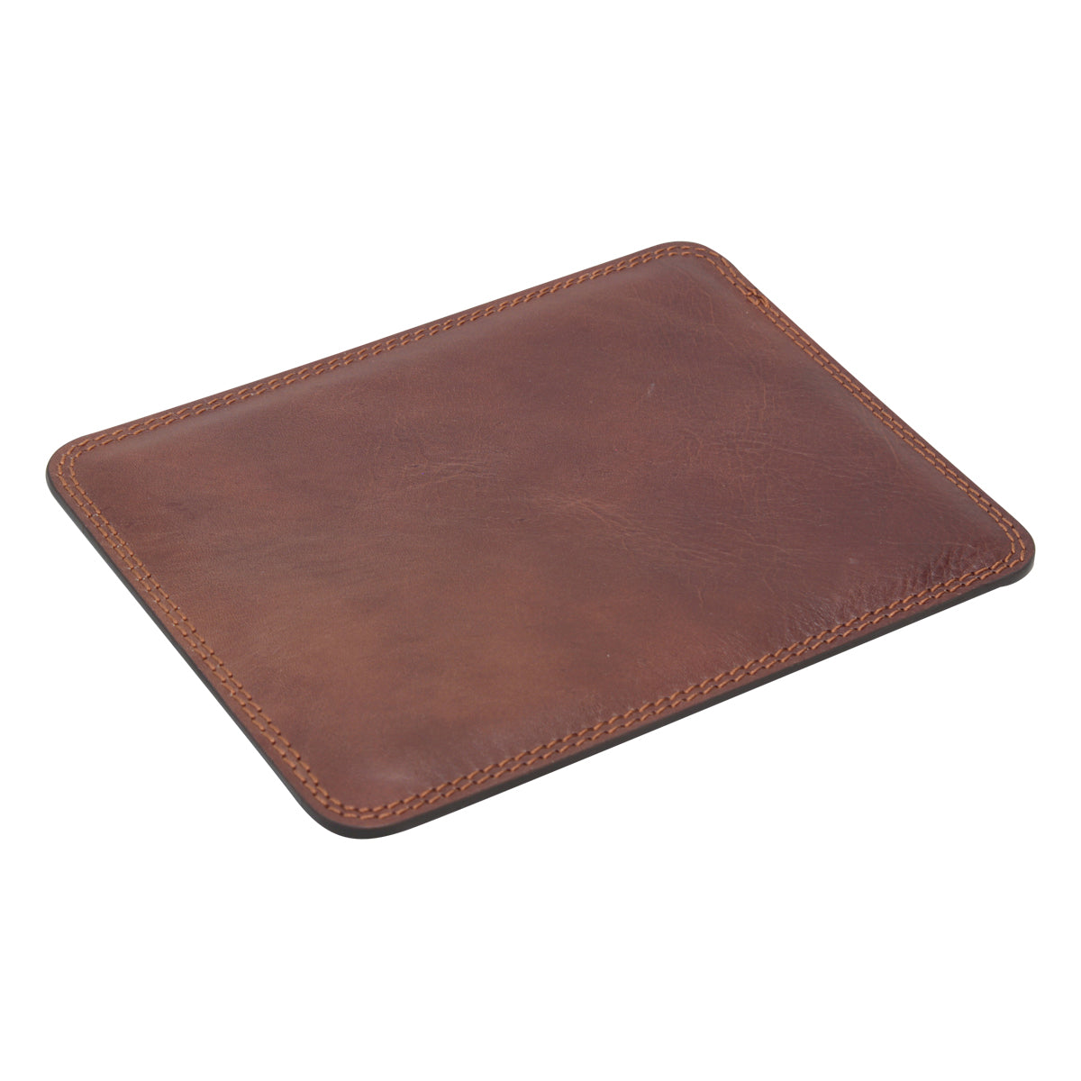 Leather mouse pad - brown