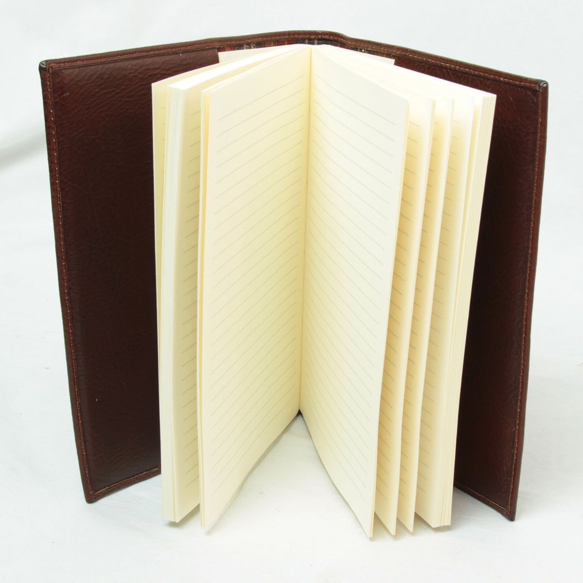 Full grain leather medium diary - brown