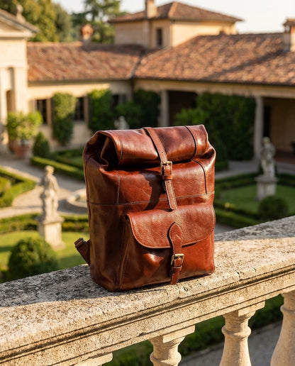 Full Grain Leather Backpack