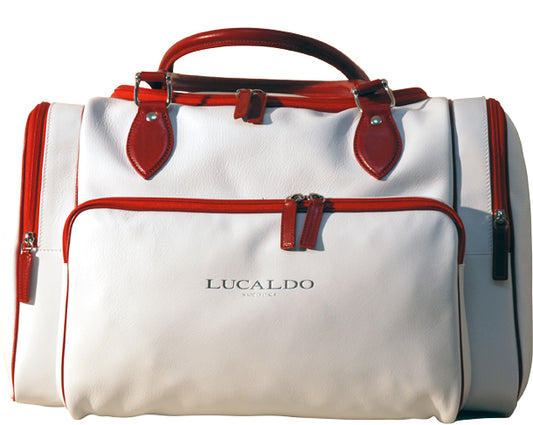 Selective Leather Duffel Bag- R&B